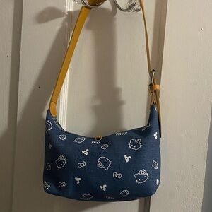 Blue and Yellow Women's Bag